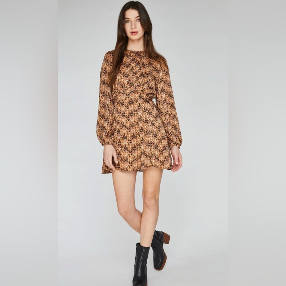 Gentle Fawn - sicily dress - ochre glimmer size small